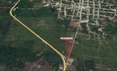 Terreno entrada Acanceh en venta