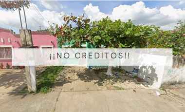 CASA DE RECUPERACIÓN BANCARIA EN CALLE SANTA MARTHA, FRACC. SANTA CRUZ, SOCONUSCO, VERACRUZ. ¡NO SE ACEPTAN CRÉDITOS!