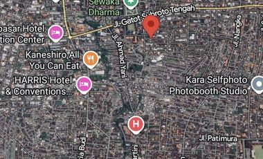 Tanah Premium Bonus Rumah 1 Lantai Dijual, Gatsu Tengah, Denpasar Area