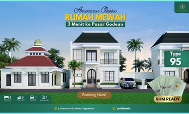 RUMAH MEWAH KOLAM RENANG PRIBADI AKSES MUDAH KE TUGU JOGJA