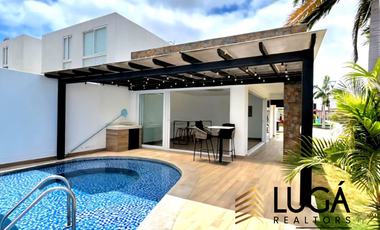 Casa amoblada 4 dormitorios en renta sector sur, Vía a San Mateo, Manta, Ecuador