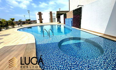 Casa amoblada 4 dormitorios en renta sector sur, Vía a San Mateo, Manta, Ecuador