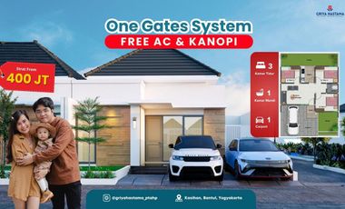 Rumah Murah bangujiwo kasihan bantul Jogja Dekat Kampus Umy Bonus Ac Dan Kanopi