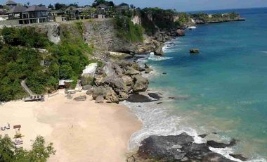 Dijual cepat tanah los  tebing view Pantai Pasir Putih sebelah Ayana Jimbaran