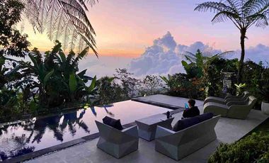 stunning 3 br villa Munduk breathtaking view fully furnished cool weather SHM IMB