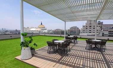 RENTA DEPTO SEMIACONDICIONADO FRENTE A BELLAS ARTES