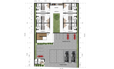 300 Meter UII, Dijual Kos Jogja Full Furniture SHM