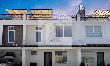 VENTA DE CASAS FRACC LAS LUNAS 3 CUAUTLANCINGO SALÓN DE USOS MÚLTIPLES  ÁREAS VERDES JUEGOS INFANTILES ROOF GARDEN CON PÉRGOLA  CERCA DE PUERTA 3 de VW