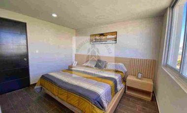 VENTA DE CASAS FRACC LAS LUNAS 3 CUAUTLANCINGO SALÓN DE USOS MÚLTIPLES  ÁREAS VERDES JUEGOS INFANTILES ROOF GARDEN CON PÉRGOLA  CERCA DE PUERTA 3 de VW