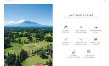 Rancamaya Bogor Developed by Sinarmas Land, new cluster Burgundy