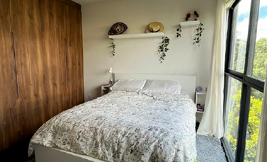 Pent-house en venta en Roma Sur, ideal para disfrutar de la tranquilidad y una hermosa vista arbolada.