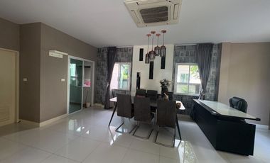 Prime Location on Kanchanaphisek Ring Road — Only 5 Minutes to Fashion Island! For Sale: Detached House at Sena Park Grand Ramindra (60 sq.wah