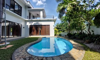 FOR LEASE: Ayala Alabang Village Modern House w/ Kidney Pool and Garden