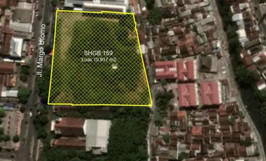 LJM 0035 Dijual Tanah Komersial Lokasi Super Strategis Kota Yogyakarta Jawa Tengah Cocok Untuk Hotel, Kantor