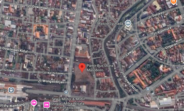 LJM 0035 Dijual Tanah Komersial Lokasi Super Strategis Kota Yogyakarta Jawa Tengah Cocok Untuk Hotel, Kantor