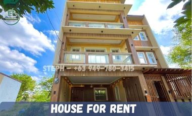 4 Bedrooms Fully Furnished 3-Storey House for Rent in Brgy. Cuayan Angeles City, Pampanga