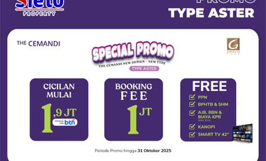 The Cemandi perumahan 400 jutaan, hanya 1,9juta/bulan di selatan Surabaya di raya Kalang anyar Sidoarjo