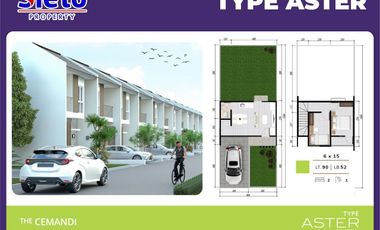 The Cemandi perumahan 400 jutaan, hanya 1,9juta/bulan di selatan Surabaya di raya Kalang anyar Sidoarjo