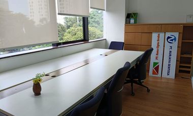 Rent Office Space at Beltway Office Park 90 m2 Fully Furnished Area TB Simatupang