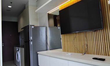 Apartemen Puri Mansion Disewakan Tipe Studio Favorit 21 m2 Kondisi Furnish Interior Estetik Senada Harga Termurah 24 Juta/Tahun