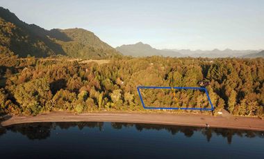 Hermosa Parcela de 5400m2 frente a playa Epulafquén, Lago Ranco, Riñinahue