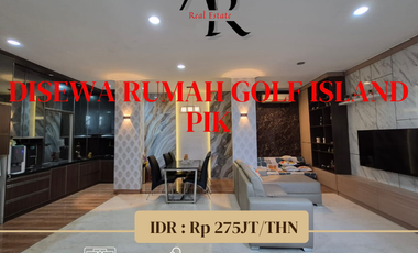 Disewakan rumah Golf Island furnish