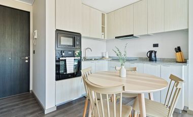 Arriendo departamento de dos habitaciones en Viña del Mar sector Dos Norte, espléndida ubicación