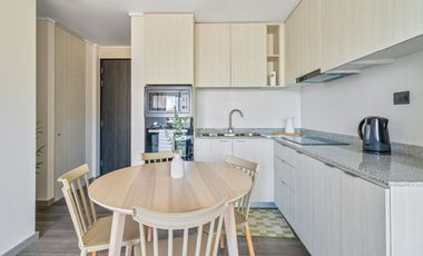 Arriendo departamento de dos habitaciones en Viña del Mar sector Dos Norte, espléndida ubicación