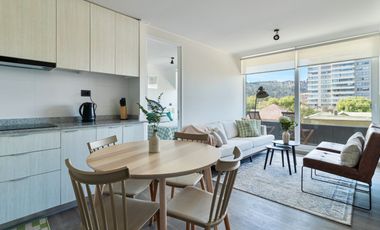 Arriendo departamento de dos habitaciones en Viña del Mar sector Dos Norte, espléndida ubicación