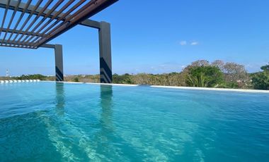 Playacar Penthouse for Sale: Bamoa 2 Bed with Private Rooftop & Beach Club Access