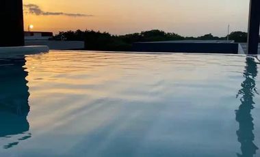 Playacar Penthouse for Sale: Bamoa 2 Bed with Private Rooftop & Beach Club Access