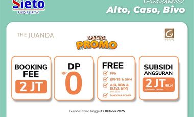 The Juanda Surabaya dengan kawasan terbaik di selatan surabaya. Lokasi Strategis di Raya Juanda, Fasilitas lengkap dan suasana asri