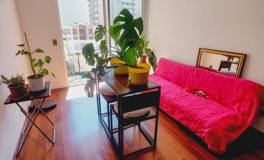 Comodo departamento dos dormitorios en Lira, Santiago Centro