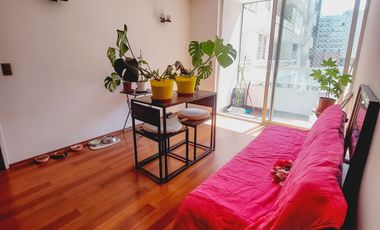 Comodo departamento dos dormitorios en Lira, Santiago Centro