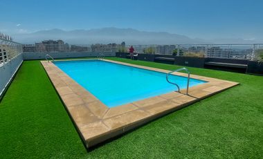 Comodo departamento dos dormitorios en Lira, Santiago Centro