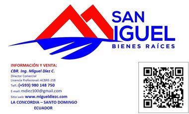 SE VENDE 2 CASAS CON 2 FRENTES, SUPERFICIE TOTAL 600 M². QUININDE – ESMERALDAS - ECUADOR