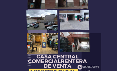 Propiedad Casa Comercial rentera de venta en Cuenca con parqueadero público en pleno centro histórico excelente rentabilidad