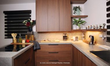 Casa en renta | Jacuzzi y acabados modernos | Pedregal Playitas, Ensenada