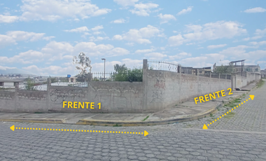 Propiedad Esquinera de 632 m2, en Calderón, Sector Colegio Municipal del Milenio