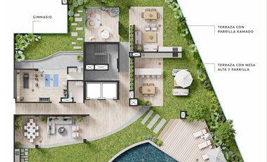 SURCO, (Dpto 2Dorm de estreno con vista externa) en el edificio Caminos Living