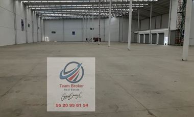 ESTRENE BODEGA EN CUAUTITLAN  9,866 M2 ALTURA 10 M. ANDENES, VIGILANCIA, ESTACIONAMIENTO