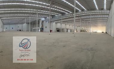 ESTRENE BODEGA EN CUAUTITLAN  9,866 M2 ALTURA 10 M. ANDENES, VIGILANCIA, ESTACIONAMIENTO