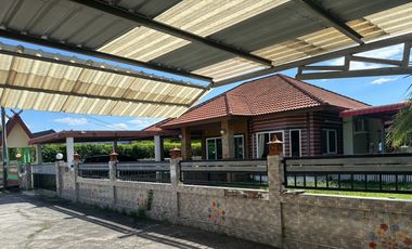 Siam Green Ville – Bang Nam Priao, Chachoengsao Sell House with exceptional privacy! Land size 106 sq.wa (424 sq.m.), usable area 119 sq.m. Beautiful