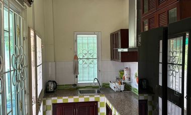 Siam Green Ville – Bang Nam Priao, Chachoengsao Sell House with exceptional privacy! Land size 106 sq.wa (424 sq.m.), usable area 119 sq.m. Beautiful