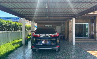 Siam Green Ville – Bang Nam Priao, Chachoengsao Sell House with exceptional privacy! Land size 106 sq.wa (424 sq.m.), usable area 119 sq.m. Beautiful