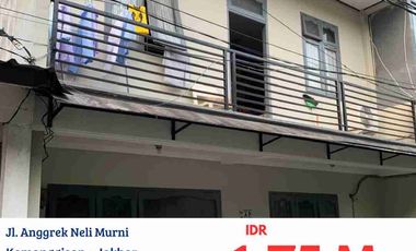 NVTDS0171 rumah 2 lantai masih dihuni di anggrek neli murni, kemanggisan, jakarta barat