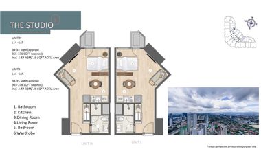 Studio Condo Unit For Sale at LAYA by Shang Properties in Pasig City, similar to Shang Summit by Shang Properties and Shang Residences at Wack-Wack