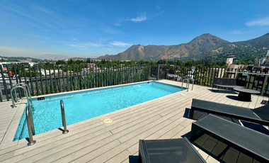 Estupendo Depto. Duplex Con Roostop Equipado En Vitacura