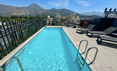 Estupendo Depto. Duplex Con Roostop Equipado En Vitacura