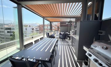 Estupendo Depto. Duplex Con Roostop Equipado En Vitacura